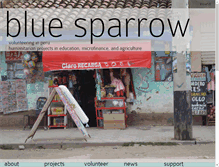 Tablet Screenshot of bluesparrow.org